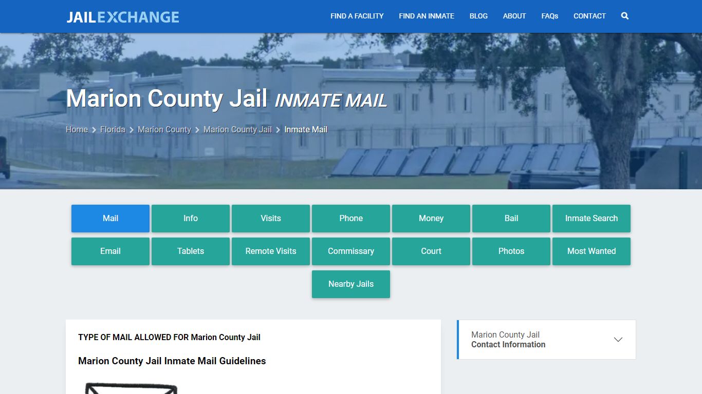Marion County Jail Inmate Mail - Jail Exchange